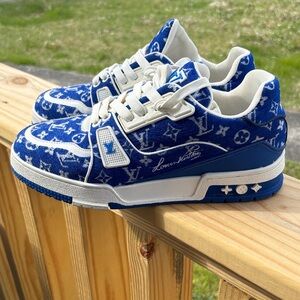 Louis Vuitton Royal Blue Monogram Sneakers
